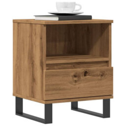 Berkfield Bedside Cabinets 2 Pcs Artisan Oak 40X35X50 Cm Engineered Wood - thumbnail 1