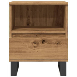 Berkfield Bedside Cabinets 2 Pcs Artisan Oak 40X35X50 Cm Engineered Wood - thumbnail 4