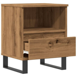 Berkfield Bedside Cabinets 2 Pcs Artisan Oak 40X35X50 Cm Engineered Wood - thumbnail 5