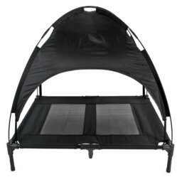 Actiaspet Large Elevated Dog Bed Pet Raised Camping Cot Indoor Outdoor Mesh With Canopy Cover - thumbnail 6