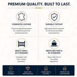 Rust Brown Natural Wood Bun Feet Italian Leather Small Footstool  Handmade Uk By Footstools Direct - thumbnail 4
