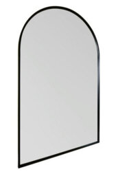"Mirroroutlet Arcus - Black Framed Full Length Arched Leaner Wall Garden Mirror 75"" X 47"" (190X120Cm)" - thumbnail 3