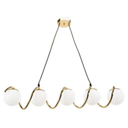Ceiling Lamp Chandelier Toolight  App1780-5Cp Brush Gold