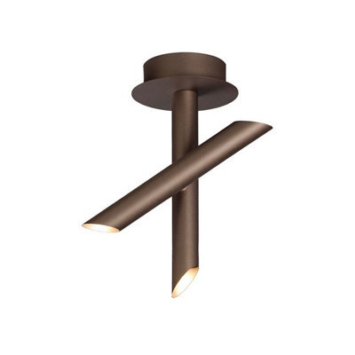 Luminosa Lighting Luminosa Take Bronze Ceiling 9W Led 3000K, 800Lm, Bronze - image 1
