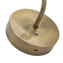 Happy Homewares Antique Brass Wireless Rechargeable Led Touch Dimmable Picture Light - thumbnail 4