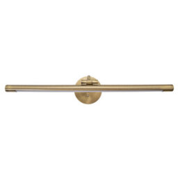 Happy Homewares Antique Brass Wireless Rechargeable Led Touch Dimmable Picture Light - thumbnail 2