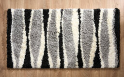 "Bravich Grey Wave Geometric Shaggy Rug 160 X 230Cm (5'3"" X 7'7"")" - thumbnail 7