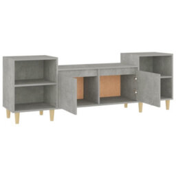 Walplus Tv Cabinet Concrete Grey 160X35X55 Cm Engineered Wood - thumbnail 7
