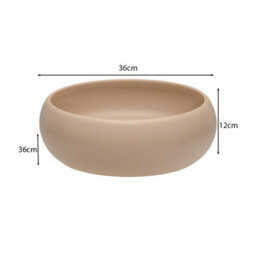 Heze Furniture Noca Bathroom Cabinet 50Cm With Worktop And Countertop Basin In Cashmere - thumbnail 7