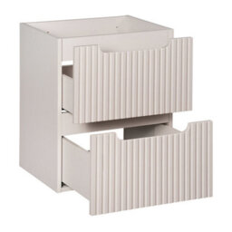 Heze Furniture Noca Bathroom Cabinet 50Cm With Worktop And Countertop Basin In Cashmere - thumbnail 3