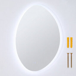 Living And Home 600 X 900mm Anti-Fog Bathroom Frameless Mirror With Dimmable Led Light - thumbnail 4