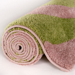 The Rugs Joli Green And Pink Wavy Rug Soft Dense Pile Easy To Clean And Pet Friendly For Living Rooms And Bedrooms - thumbnail 7