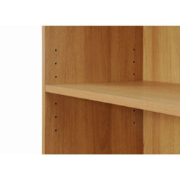 Timber Art Design 4 Tier Bookcase Tall Display Shelving Storage Unit Wood Furniture Oak - thumbnail 3