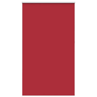Berkfield Durable Roller Blind Blackout Red 135X230 Cm Fabric Width 131.6 Cm Polyester - image 1