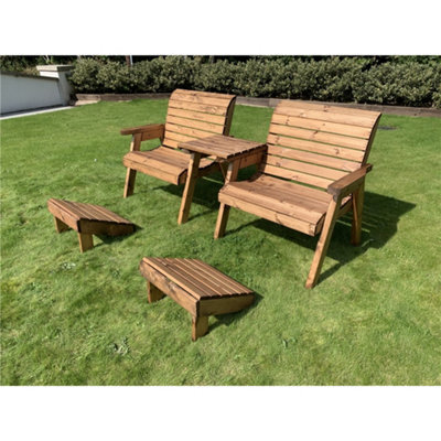 Marlborough Traditional Grand Twin Straight With Footstools - image 1
