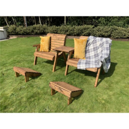 Marlborough Traditional Grand Twin Straight With Footstools - thumbnail 4