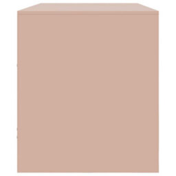 Berkfield Sturdy Tv Cabinet Pink 99X39X44 Cm Steel - thumbnail 8