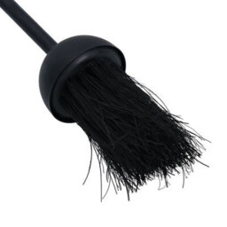 "AB Tools 18"" Loop Brush, Shovel & Poker Fire Coal Wood Log Burner Steel Metal 450mm" - thumbnail 2