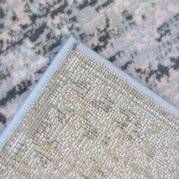 Melrose Colorama Traditional Design Grey/pink Indoor Runner Rug 067/200Cm - thumbnail 4