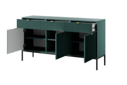 Arte Elegant Nova Large Sideboard Cabinet H830mm W1540mm D390mm In Green - Stylish Storage Solution - thumbnail 2