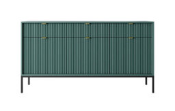 Arte Elegant Nova Large Sideboard Cabinet H830mm W1540mm D390mm In Green - Stylish Storage Solution - thumbnail 3