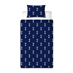 Tottenham Hotspur Fc Crest Reversible Duvet Set Navy Blue/white (Double) - thumbnail 2