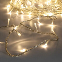 3M Warm White Led Fairy String Lights Mains Plug In Clear Cable Indoor Bedroom - thumbnail 1