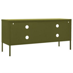 Berkfield Tv Cabinet Olive Green 105X35X50 Cm Steel - thumbnail 5