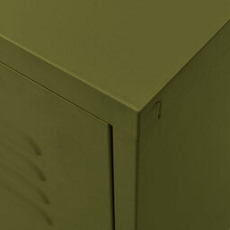 Berkfield Tv Cabinet Olive Green 105X35X50 Cm Steel - thumbnail 7