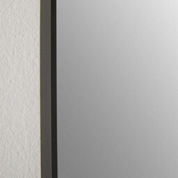 The Online Mirror Shop Wall Mirror Islington Handcrafted And Finished Rectangular Shape With Black Frame- H 90Cm X W 60Cm For Hanging In Bedroom - thumbnail 3