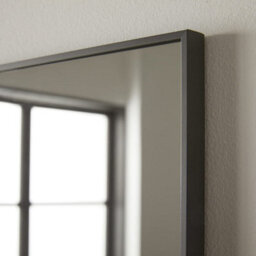 The Online Mirror Shop Wall Mirror Islington Handcrafted And Finished Rectangular Shape With Black Frame- H 90Cm X W 60Cm For Hanging In Bedroom - thumbnail 4
