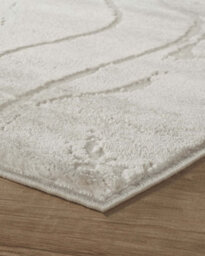 Novu Modern Abstract Living Room Area Rug Metallic Sheen- Stream Beige 200Cm X 290Cm - thumbnail 4