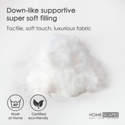 "Homescapes Luxury Super Microfibre Cushion Pad Inserts 30 X 30 Cm (12 X 12"") Perfect Bounce Back, Hypoallergenic Cushion Inners" - thumbnail 5