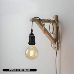 Industrial E27 Max 60W Pendant Light Fitting Set 1/2In Knob Switched 105mm Lamp Holder Rose Gold Screw Vintage Light Bulb Socket - thumbnail 7