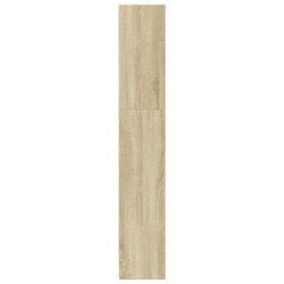 Berkfield Bookcase Sonoma Oak 80X24X143 Cm Engineered Wood - thumbnail 5