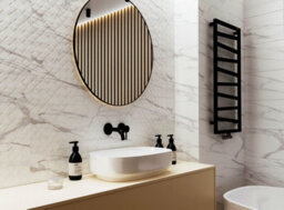 Top Ceramics White Marble Effect Tiles Ceramic Satin Décor Wall (L)40Cm X (W)25Cm Each Box 1.6Sqm