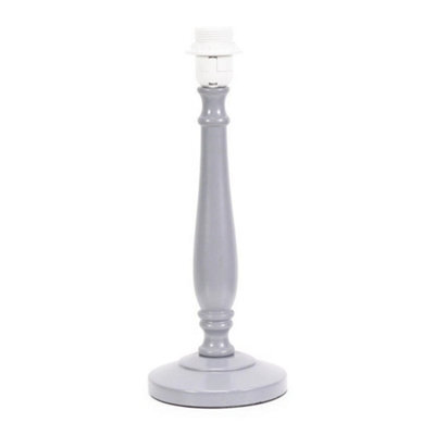 Traditional Wooden Candle Stick Table Lamp Base Living Room Bedroom Lounge Light - image 1
