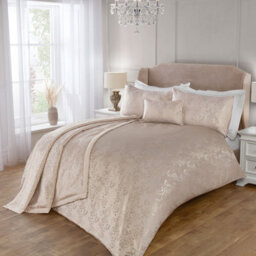 Julian Charles Home Melody Natural Luxury Jacquard Duvet Set - thumbnail 4