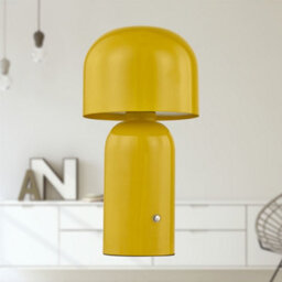 First Choice Lighting Christina - Yellow Led Rechargeable Touch Table Lamp - thumbnail 5