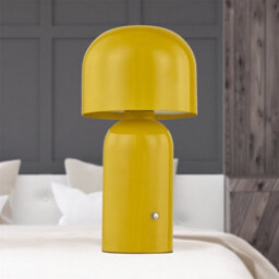 First Choice Lighting Christina - Yellow Led Rechargeable Touch Table Lamp - thumbnail 4