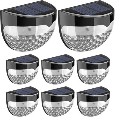 Globrite Solar Lights Outdoor Garden - Pack Of 8 Waterproof Pathway, Patio & Deck Lights With Dusk-To-Dawn Sensor - image 1