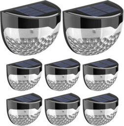 Globrite Solar Lights Outdoor Garden - Pack Of 8 Waterproof Pathway, Patio & Deck Lights With Dusk-To-Dawn Sensor - thumbnail 1