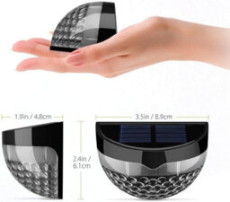 Globrite Solar Lights Outdoor Garden - Pack Of 8 Waterproof Pathway, Patio & Deck Lights With Dusk-To-Dawn Sensor - thumbnail 3