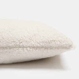 OHS Long Bolster Pillow Teddy Fleece Body Neck Pregnancy Support Cushion - thumbnail 6