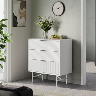 Living And Home Contemporary Wooden Sideboard Cabinet Sideboard Buffet Console Table W 800 X D 400 X H 880 mm - image 1