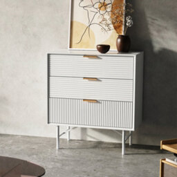 Living And Home Contemporary Wooden Sideboard Cabinet Sideboard Buffet Console Table W 800 X D 400 X H 880 mm - thumbnail 2