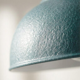 Cyan Blue Retro Metal Ceiling Lampshade With Textured Finish For Living Room Bedroom Or Hallway - thumbnail 7