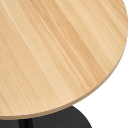 Light Walnut Mobile Side Table With Wheels Bedside End Table Small Coffee - thumbnail 3