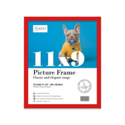 11X9 Red Picture Frame (27.9 X 22.9Cm) Poster, Photo, Artwork, Gallery Wall Or Print - thumbnail 1