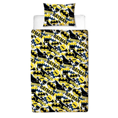 DC comics Batman Camo Reversible Duvet Set Multicoloured (Single) - image 1